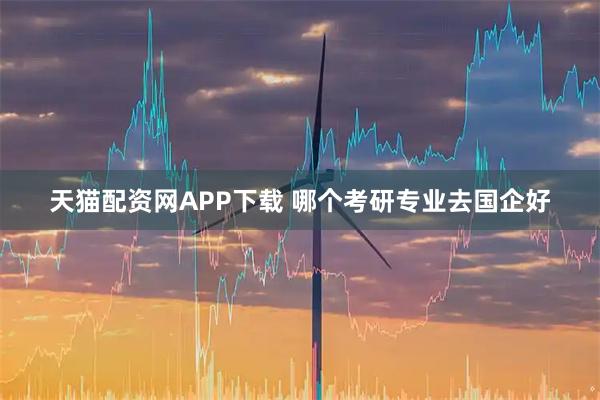 天猫配资网APP下载 哪个考研专业去国企好