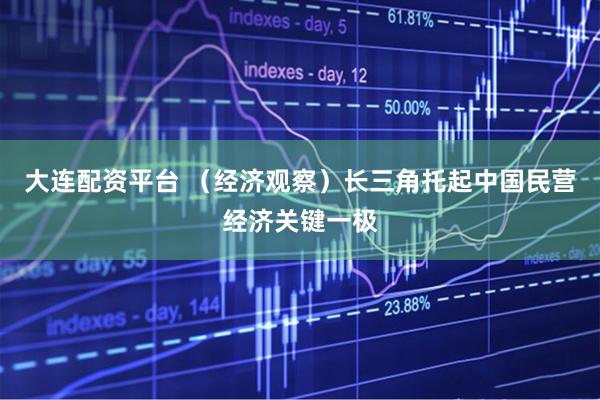 大连配资平台 （经济观察）长三角托起中国民营经济关键一极