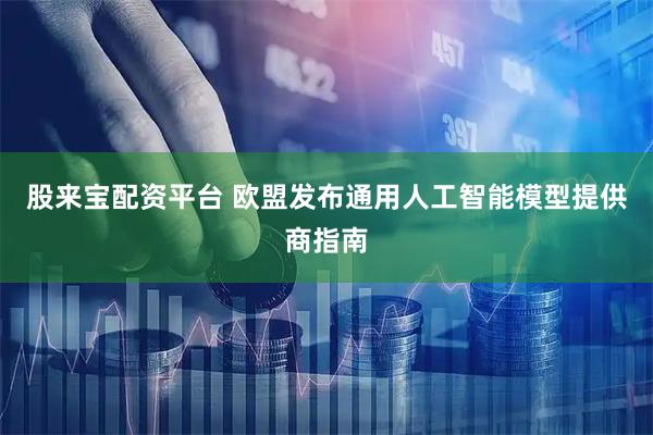 股来宝配资平台 欧盟发布通用人工智能模型提供商指南